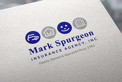 Mark Spurgeon Insurance Agency, Inc. logo printed on a paper